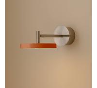 Applique a LED UMAGE Asteria Short, arancione, acciaio, collegamento diretto UMAGE