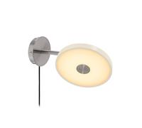 Applique a LED UMAGE Asteria Short, bianca, in acciaio, con spina UMAGE