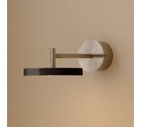 Applique a LED UMAGE Asteria Short, nera, acciaio, collegamento diretto UMAGE