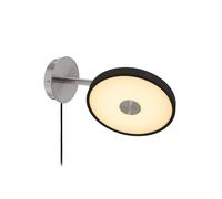 Applique a LED UMAGE Asteria Short, nera, in acciaio, con spina UMAGE