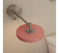 Applique a LED UMAGE Asteria Short, rosa, acciaio, collegamento diretto UMAGE