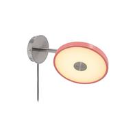 Applique a LED UMAGE Asteria Short, rosa, acciaio, con spina UMAGE