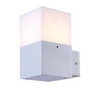 APPLIQUE ESTERNO A MURO E27 IP44 BIANCO NERO MODERNO FARETTO UNIVERSO 13W 220V