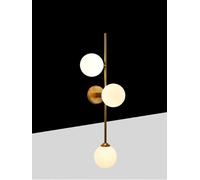 Applique a parete 3 sfere g9 sfera color bianco lampada bronzo aq57 [EEK: A]
