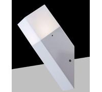 Applique a Parete AttaccoE27 Forma Inclinata Alluminio Portalampada IP44 Esterno