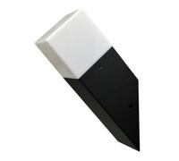 Applique a Parete AttaccoE27 Forma Inclinata Alluminio Portalampada IP44 Esterno