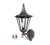 Applique a parete D27 cm da esterno fusione alluminio Savona C313 Italy
