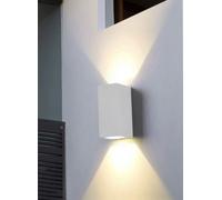 Applique a parete doppia emissione attacco gu10 lampada moderna UP & DOWN IP65 [EEK: A++]
