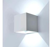 APPLIQUE A PARETE ESTERNO INTERNO FARETTO LED LUCE BIANCA 6500K 12 W IP65 ES46GF