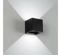 Applique a parete faretto 52 led luce bianca 22 watt esterno interno ip65 es66nf