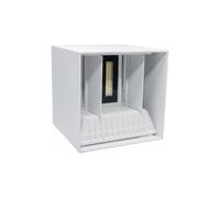 Applique a parete faretto 52 led luce calda 22 watt esterno interno ip65 es66bc [EEK: A+++]