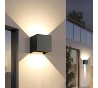 Applique a parete faretto 52 led luce naturale 22 w esterno interno ip65 es66nn