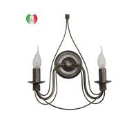 Applique a parete ferro battuto vintage classico Cascina A2