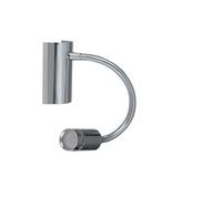 APPLIQUE A PARETE FLESSIBILE LED KEPLER CROMO 3W 220LM 3000K 32X6X9CM