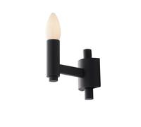 APPLIQUE A PARETE KAROL GRIGIA 1 LUCE ATTACCO E14 3X12,5X11,6CM IN METALLO