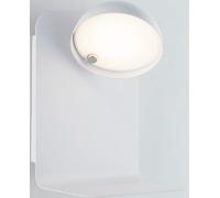 APPLIQUE A PARETE LED BOING ORIENTABILE BIANCA CON USB 2A 5W 500LM 4000K 14X13X19CM