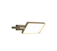 APPLIQUE A PARETE LED BOOK ORO 18W 1820LM 3000K 22,5X15X10CM ORIENTABILE