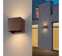 Applique a parete LED COB 12 watt tecnologia CCT doppia emissione UP & DOWN IP65 [EEK: E]