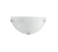 APPLIQUE A PARETE LED LUNA BIANCA 8W 1760LM CCT 3000K 4000K 6500K 30X8,5X15CM IN VETRO