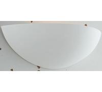 APPLIQUE A PARETE MORITZ BIANCA 1 LUCE ATTACCO E27 31X9,5X12,5CM IN GESSO VERNICIABILE