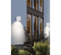 Applique a parete quadrato lampada da muro moderna per esternoattacco gu10 ip65 [EEK: A++]