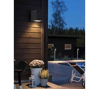 Applique a parete quadrato lampada da muro moderna per esternoattacco gu10 ip65 [EEK: A++]