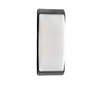 Vetrineinrete® Applique a parete per esterno lampada da muro per balconi terrazzo plafoniera attacco E27 grigio IP54