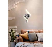 Applique a spirale da parete 3 luci led luce bianca calda naturale 9 watt