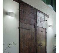 Applique ABRAM AP1 SMALL bianco R7S max 1x4W IP55 - Fumagalli