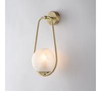 Applique Afrodite in Ferro Bronzato, 1 Luce, 36x16 cm, Colore Bronzato, 1xE14 - 42 Watt Max
