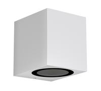 Applique ALSE downlight per esterni alluminio bianco angolare in U10 LED