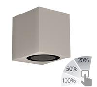 Applique ALSE downlight per esterni grigio alluminio angolare incl. lampada LED [EEK: F]