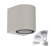 Applique ALSE downlight per esterni grigio alluminio rotondo incl. lampada LED [EEK: F]