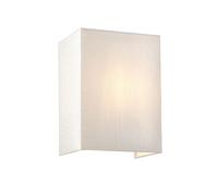 Applique Angolare Tessuto Up Down E27 Crema Cromo Camera Letto Piano Wandleuchte