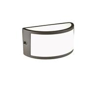 Applique in alluminio pressofuso PETIT APPLIQUE APERTA Dimensioni 22x10,8xh 12,1 cm 10W LED 3000K colore CAFFE' CAFFE'
