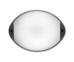 Applique Aperta Contemporanea Coco Alluminio Grafite 1 Luce Led 7W 4000K