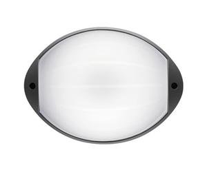 Applique Aperta Contemporanea Coco Alluminio Grafite 1 Luce Led 7W 4000K