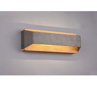 Applique ARINO legno naturale con fascia acciaio anticato 224819167