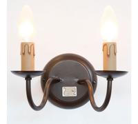 APPLIQUE ASSISI A 2 LUCE LAMPADE LAMPIONI LANTERNE APPLIQUE