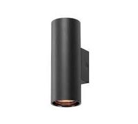 Applique asto tube, gu10 50w ip20 aluminio spazzolato