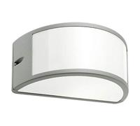 APPLIQUE Attacco E27, IP44 (60 W - CM 25 X 12 X 13 ALLUMINIO)