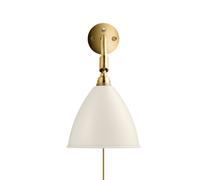 Applique Bestlite BL7 Bianco Opaco e Ottone