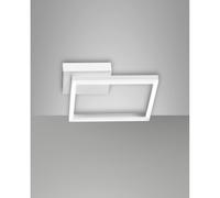 Applique Bianca Nw 1 Luce Fabas Collezione Bard Luce Naturale Led Design Moderno