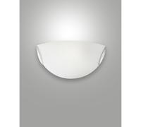Applique Bianco Collezione FOX 1 Luce Design Moderno per Interni Metallo e Vetro