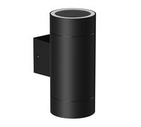 Applique BIDO outdoor in alluminio nero opaco Up & Downlight + 2 lampade LED [EEK: F]