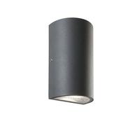 Applique Biemissione Contemporanea Trump Alluminio Grafite 6+6W Led 3000K