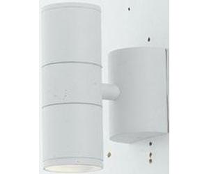 APPLIQUE BIEMISSIONE JUMP BIANCA 2 LUCI ATTACCO GU10 IP44 6X11X16CM