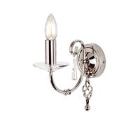 Applique Classica Aegean Acciaio Nichel Lucido 1 Luce E14