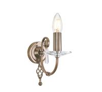 Applique Classica Aegean Acciaio Ottone Anticato 1 Luce E14