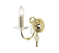 Applique Classica Aegean Acciaio Ottone Lucido 1 Luce E14